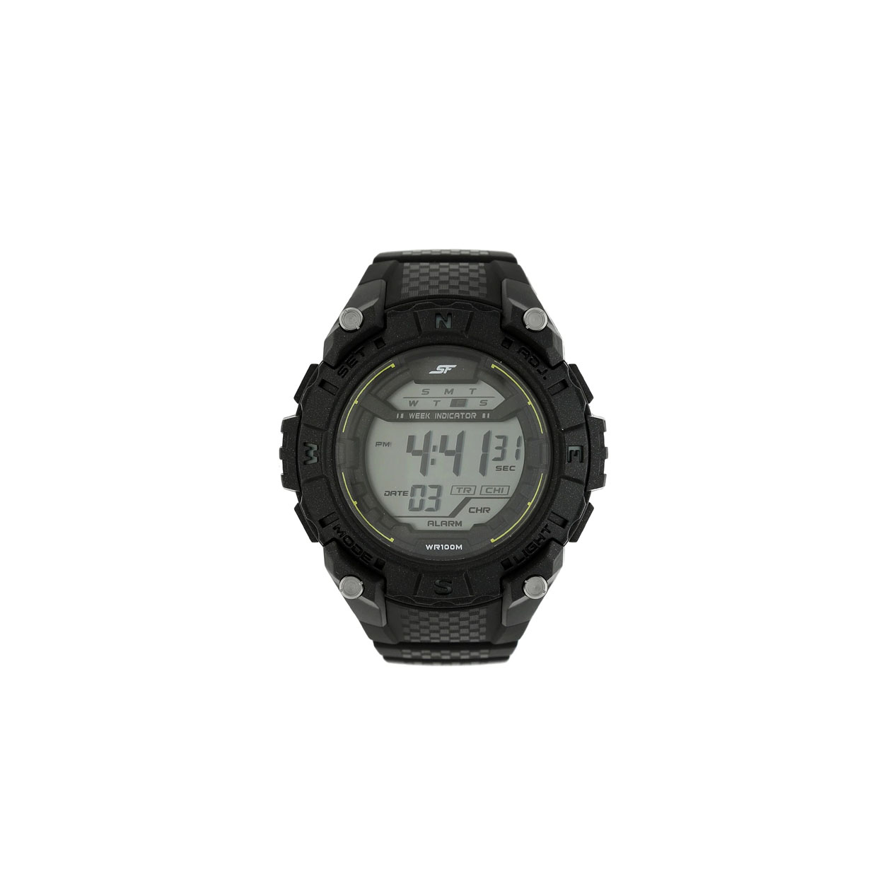Carbon Series Watch with Black Dial 77054PP02J